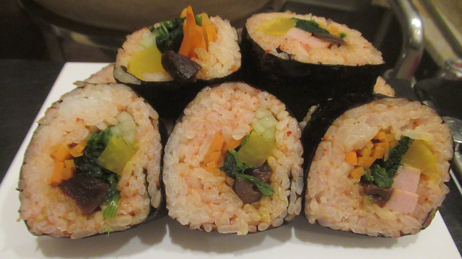 fresh sushi breakfast Japan