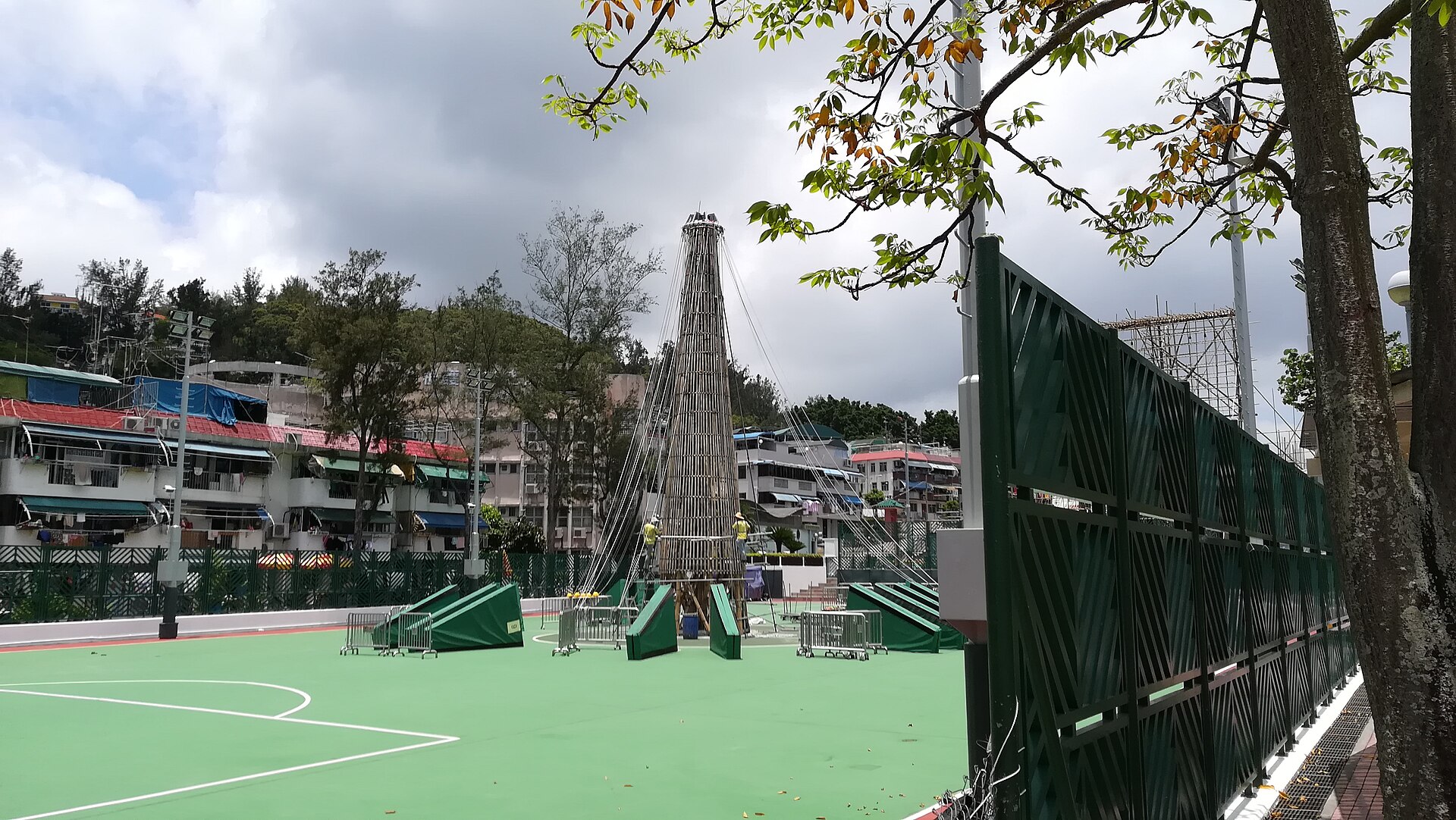 Cheung Chau bun festival tower