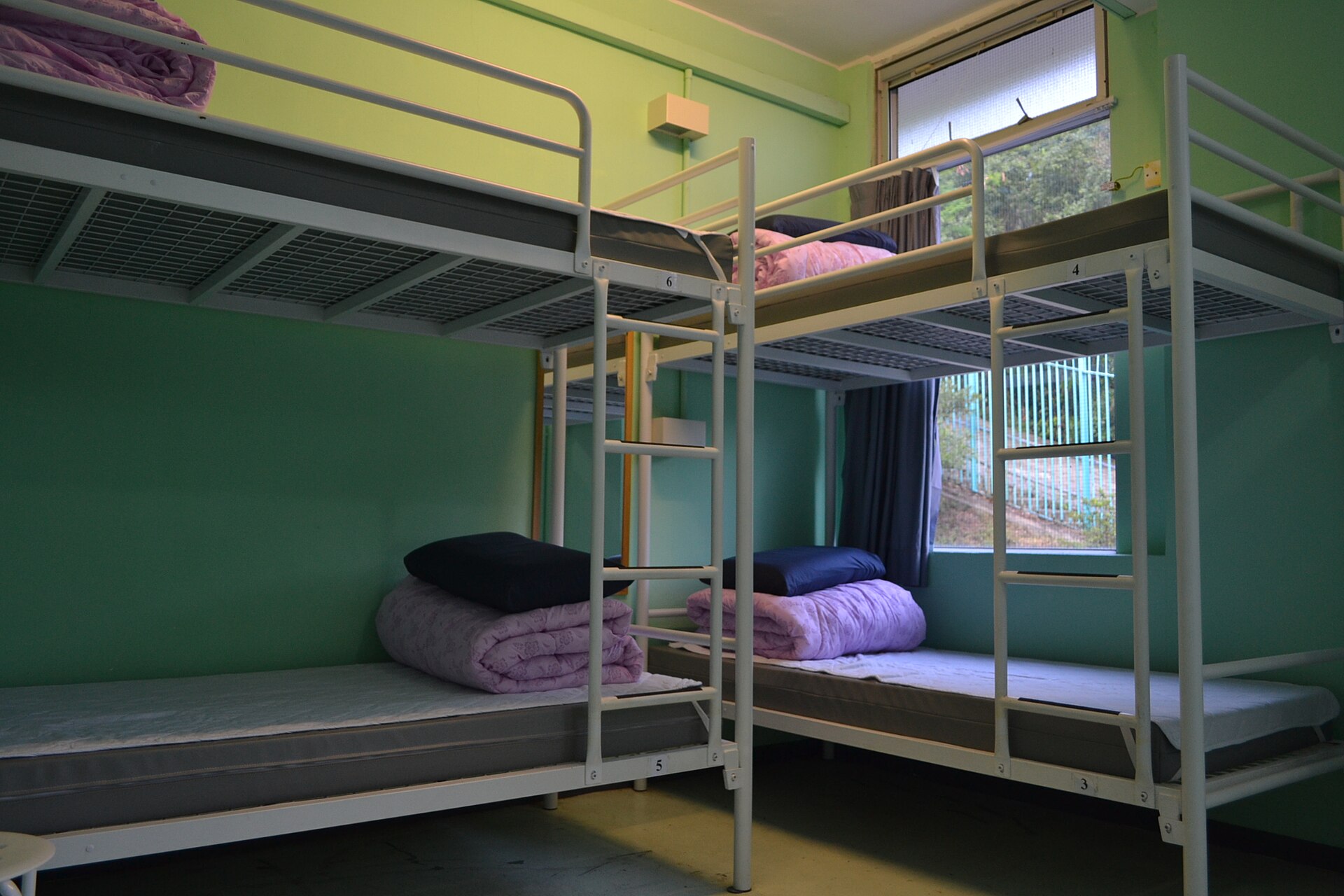 Hong Kong hostel bunk