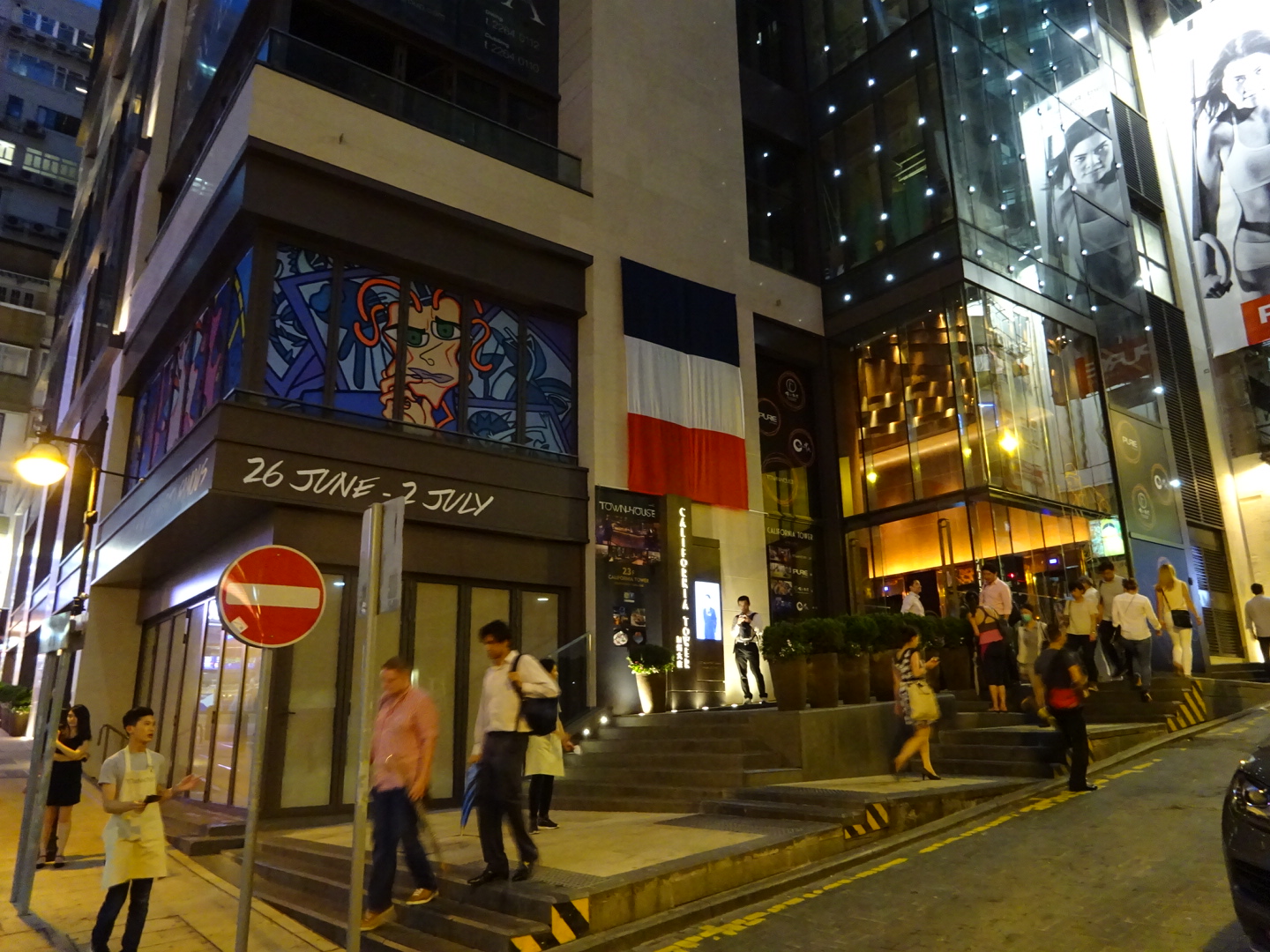 Lan Kwai Fong Hong Kong night