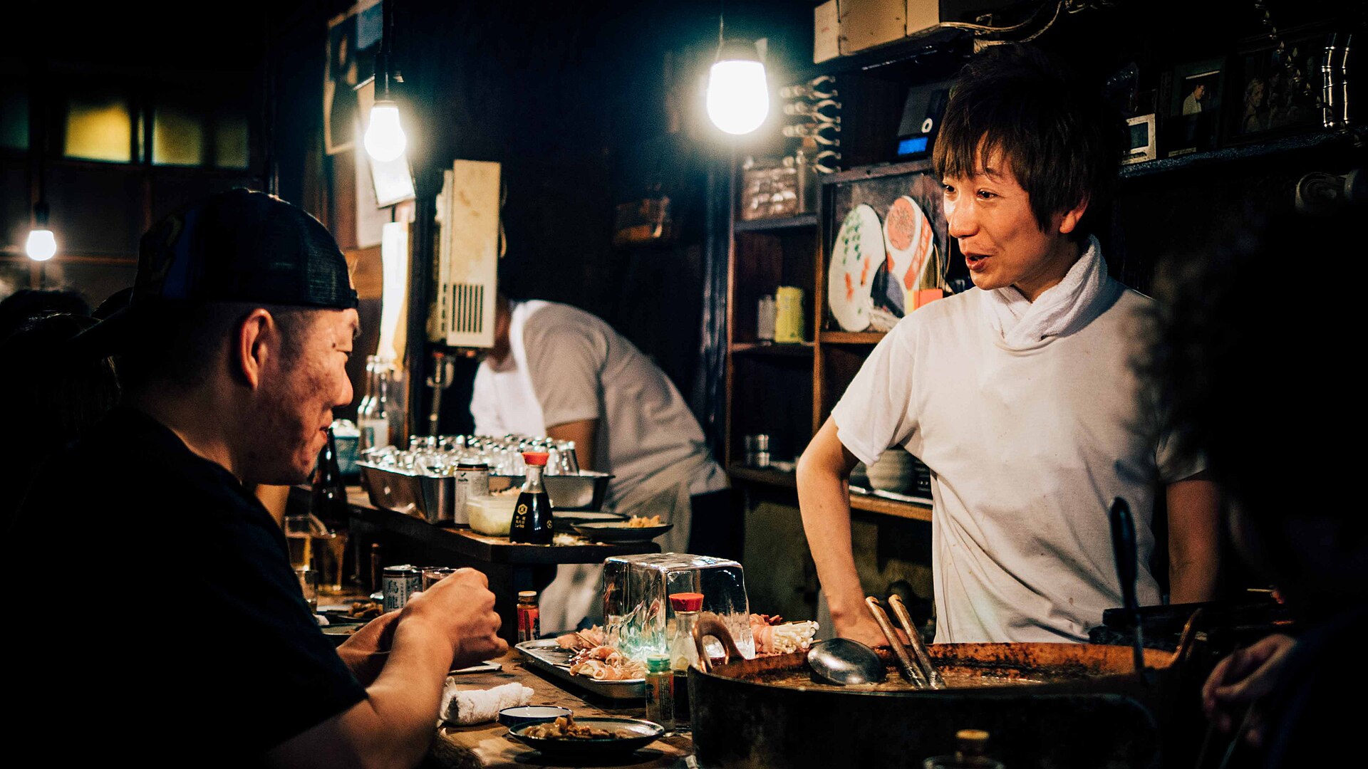 Shinjuku restaurant street night