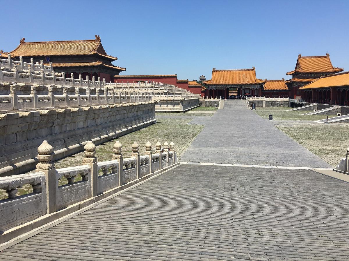 Forbidden City courtyard