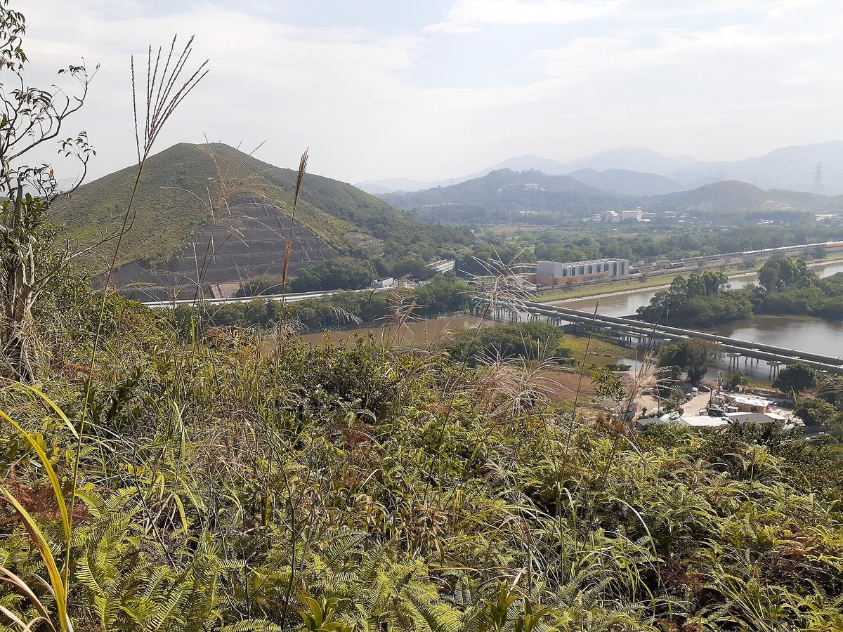 Hong Kong hiking ridge view
