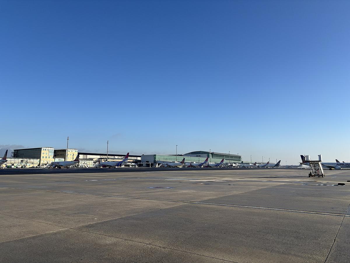 international airport apron