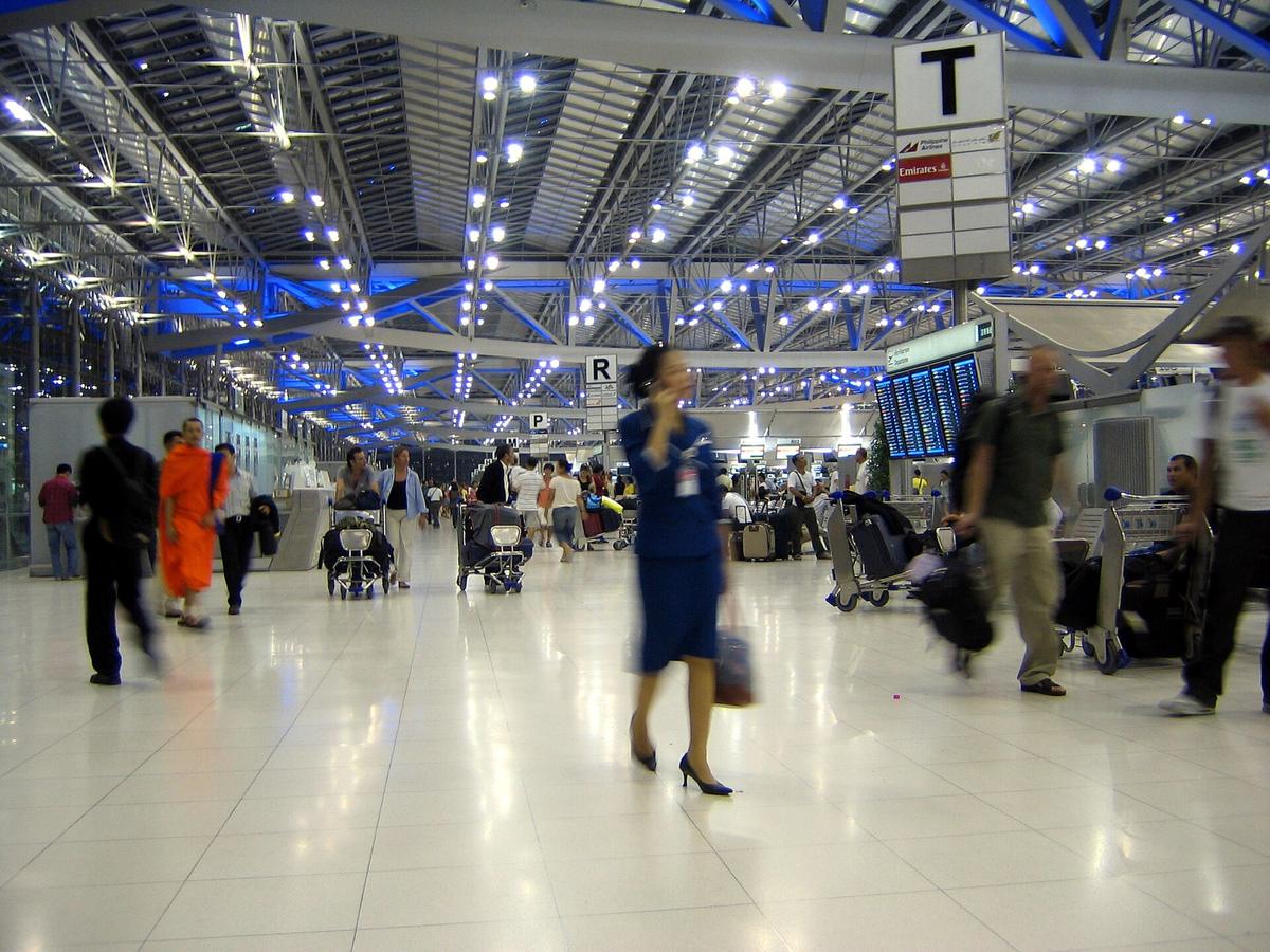 Suvarnabhumi airport Bangkok terminal