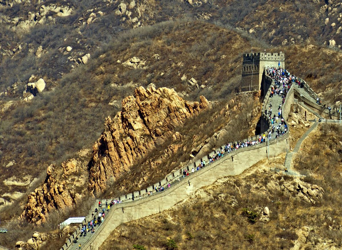 Badaling Great Wall crowds