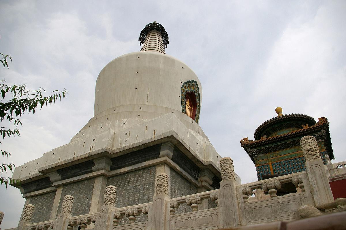 Beihai Park white dagoba Beijing