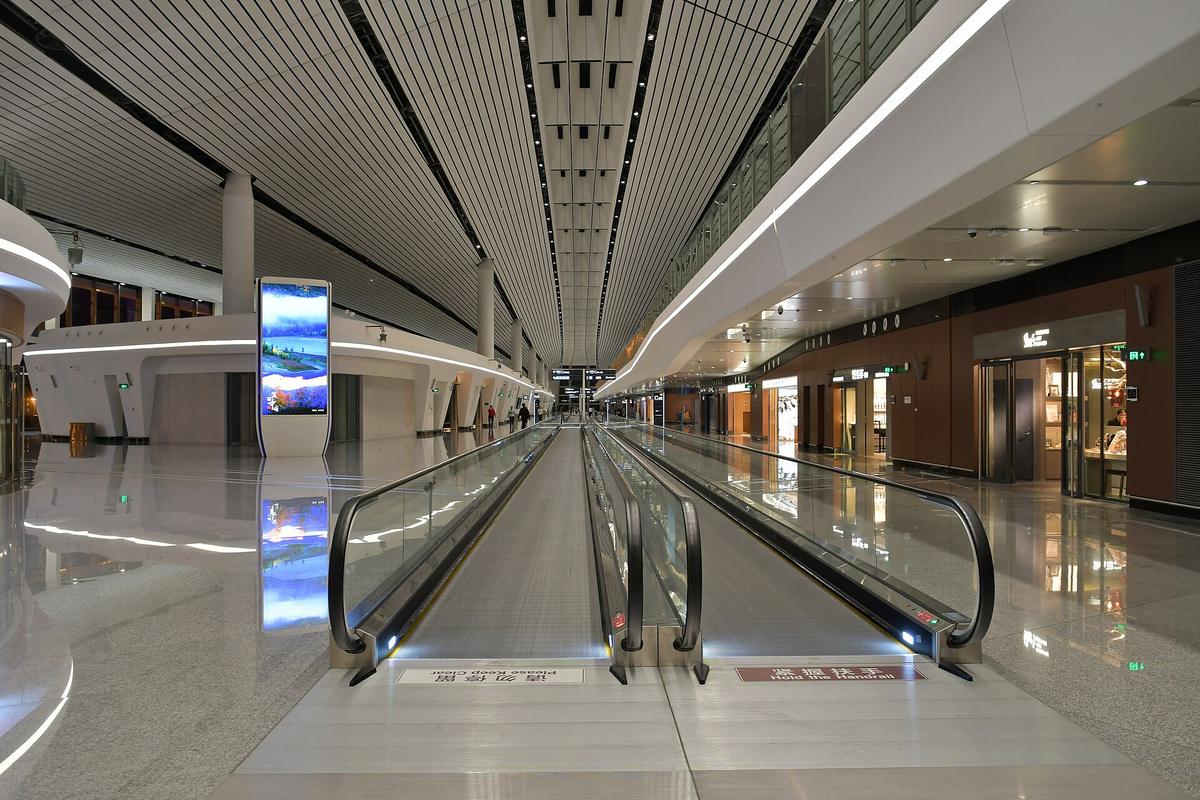 Beijing Daxing International Airport terminal interior