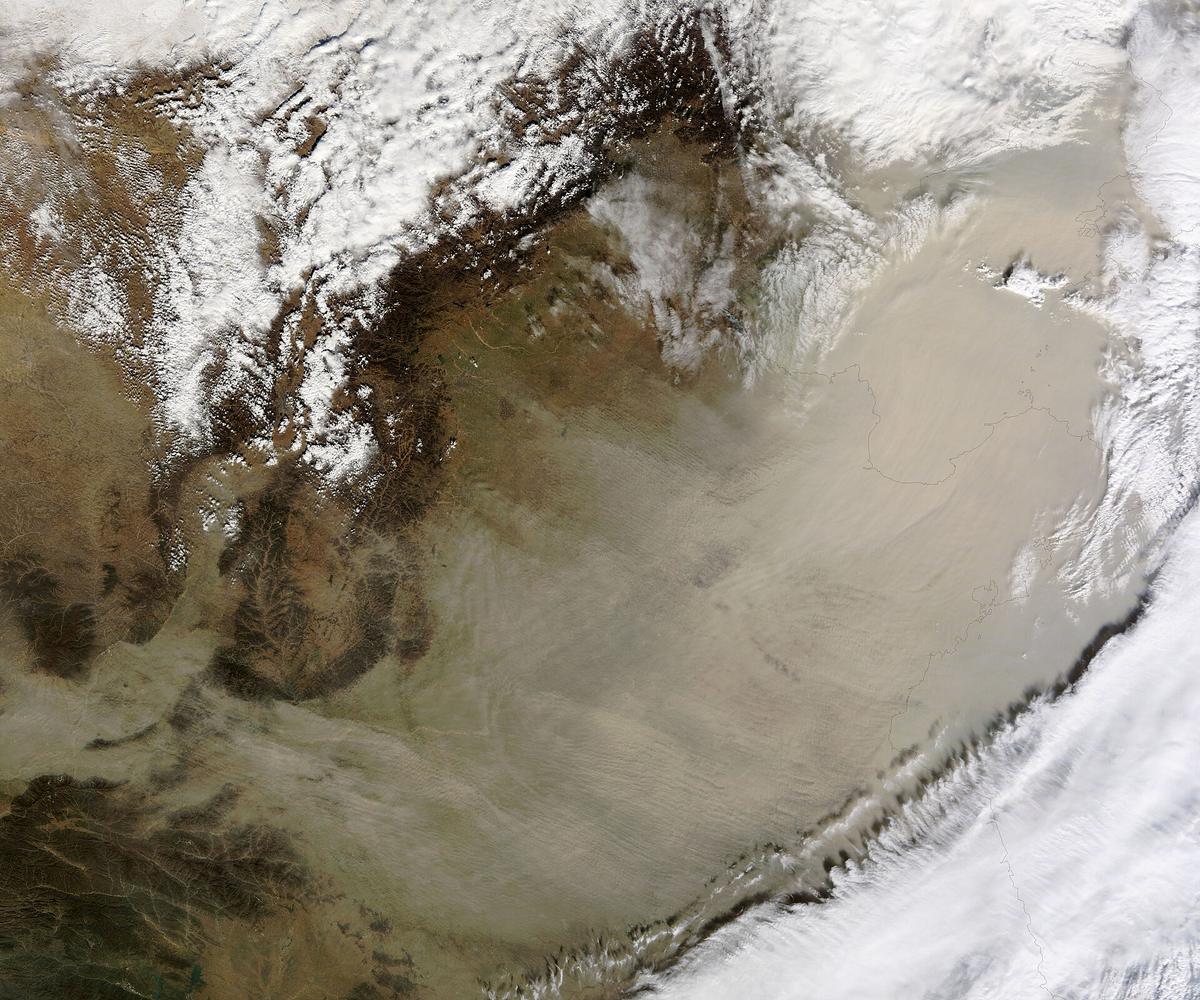 Beijing sandstorm dust