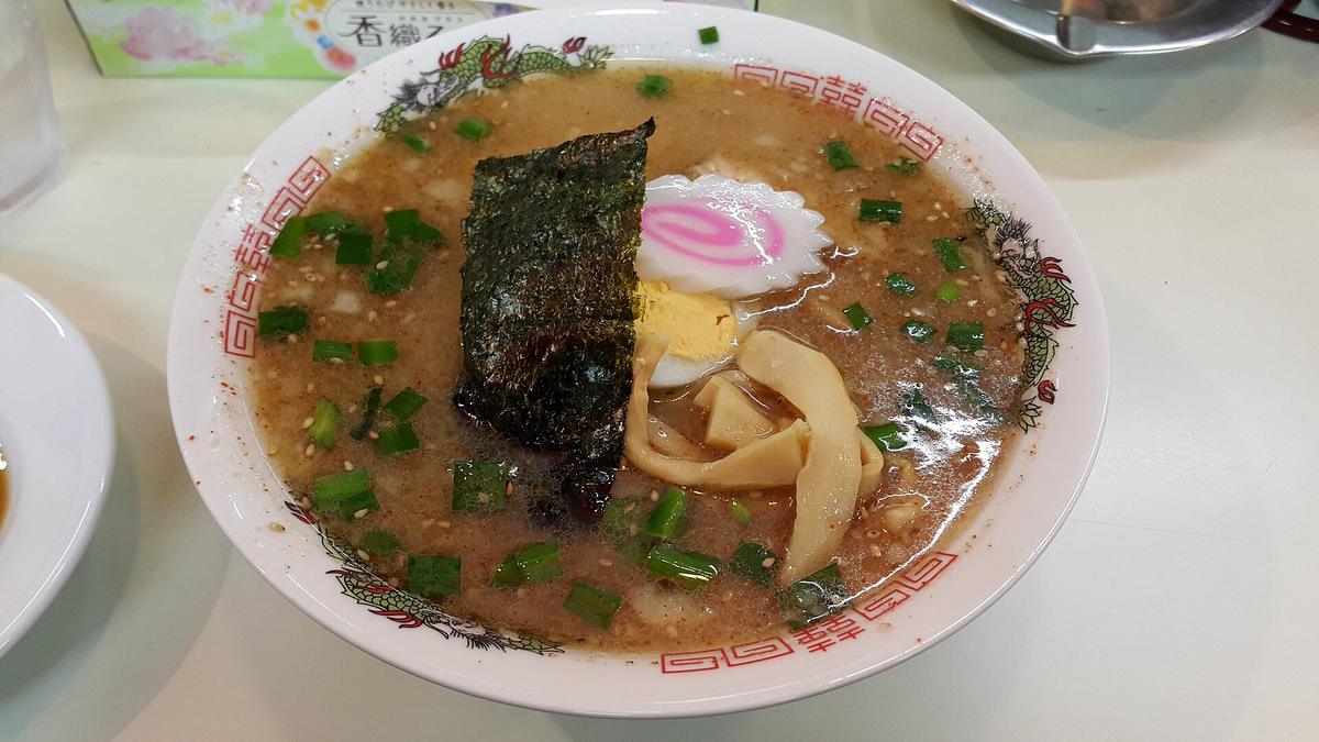 Tokyo ramen counter bowl