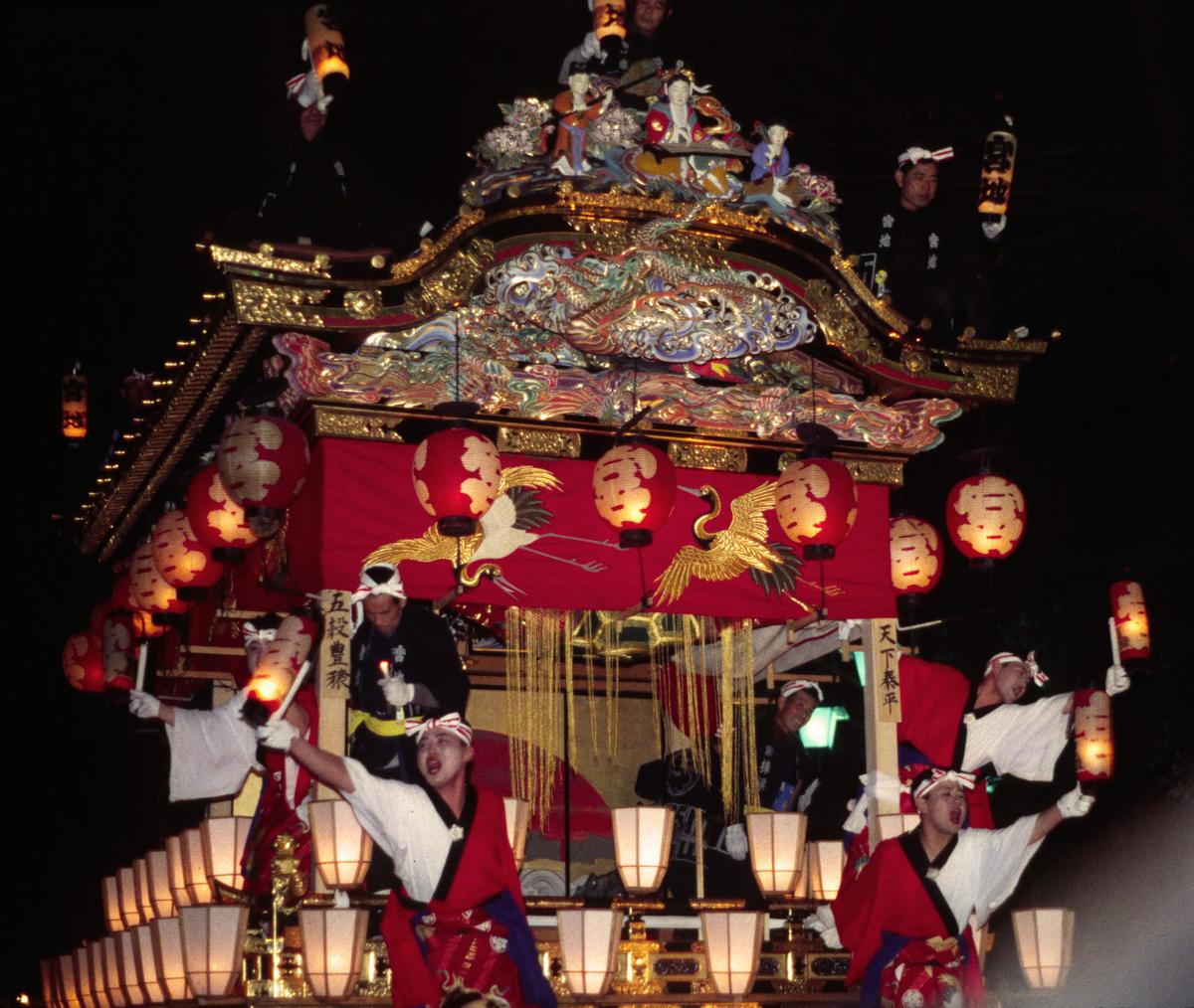 Chichibu night festival floats