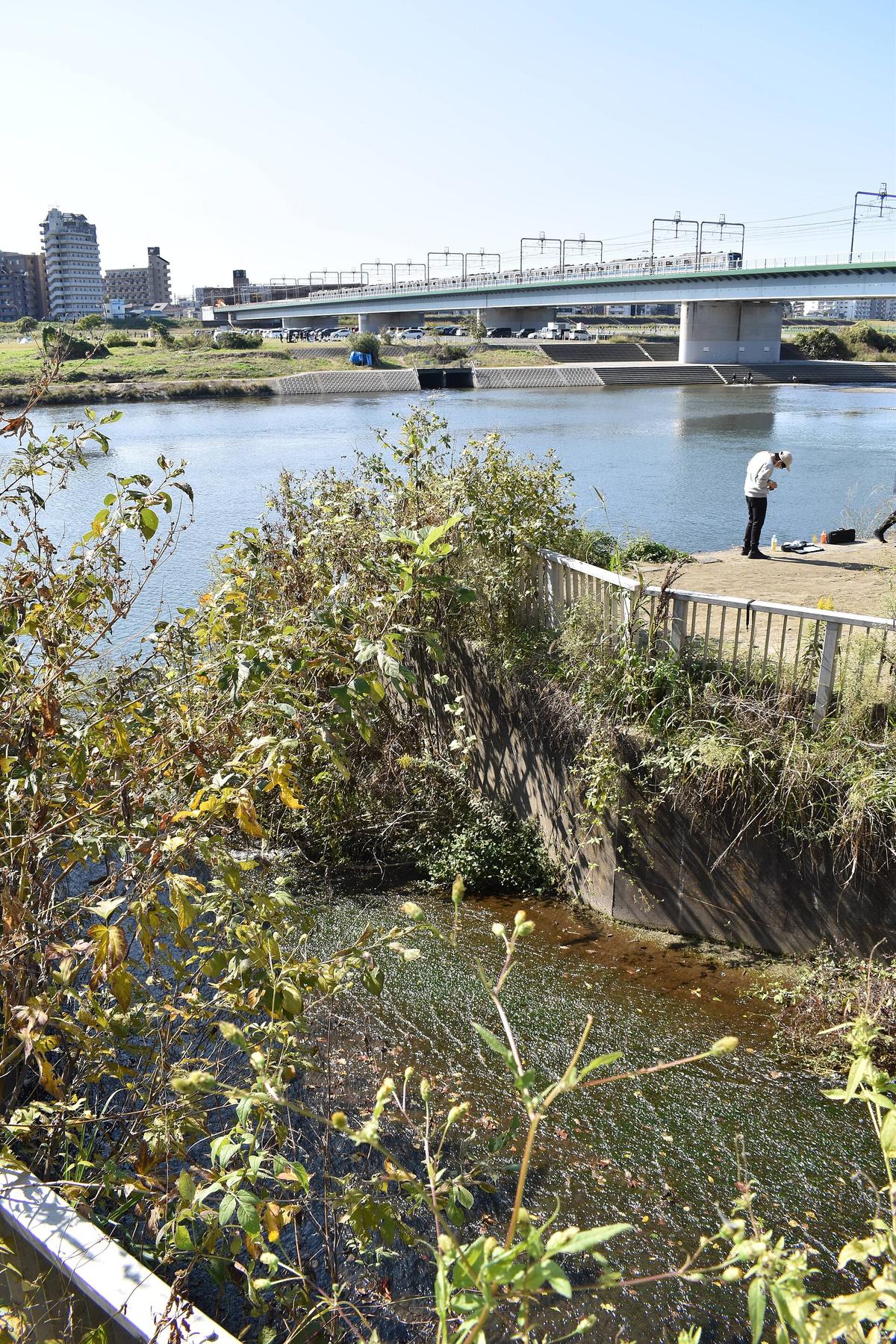 Tama river Tokyo