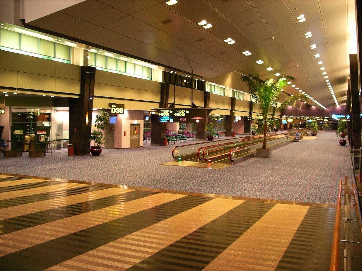 Singapore Changi Airport terminal interior