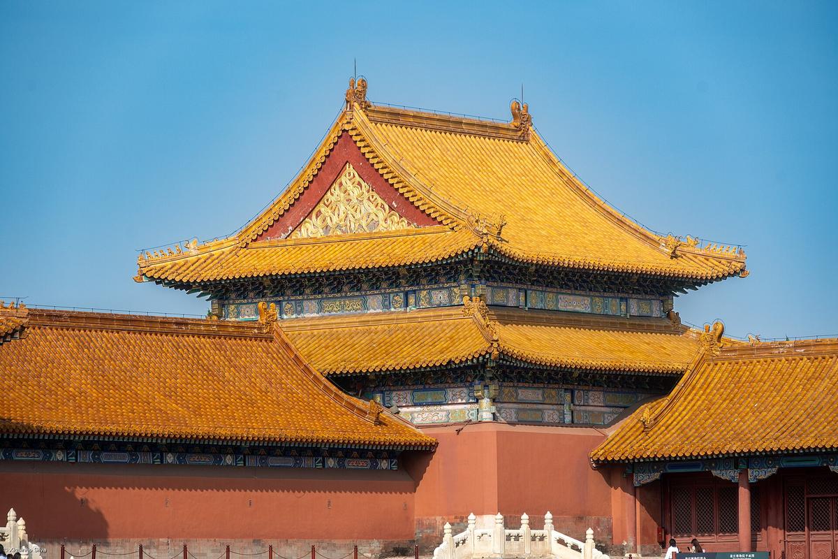 Beijing Forbidden City visitors