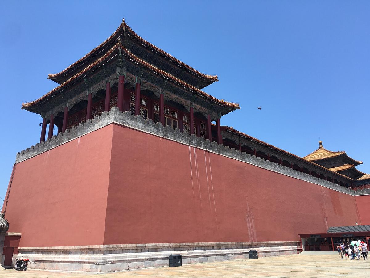 Forbidden City Meridian Gate entrance