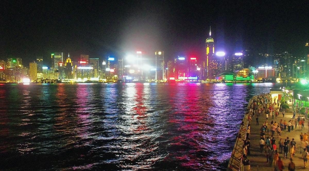 Hong Kong Island Central skyline