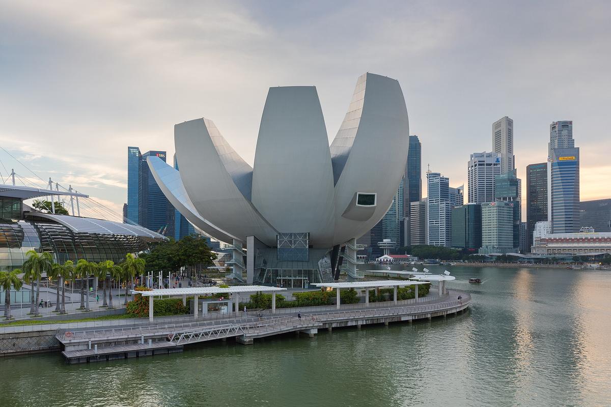 Singapore Marina Bay skyline