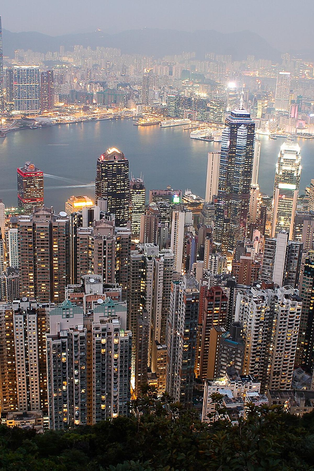 Victoria Peak view Hong Kong