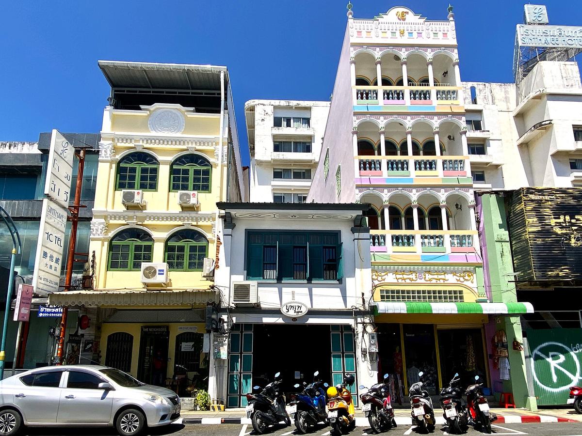 Phuket old town shophouses