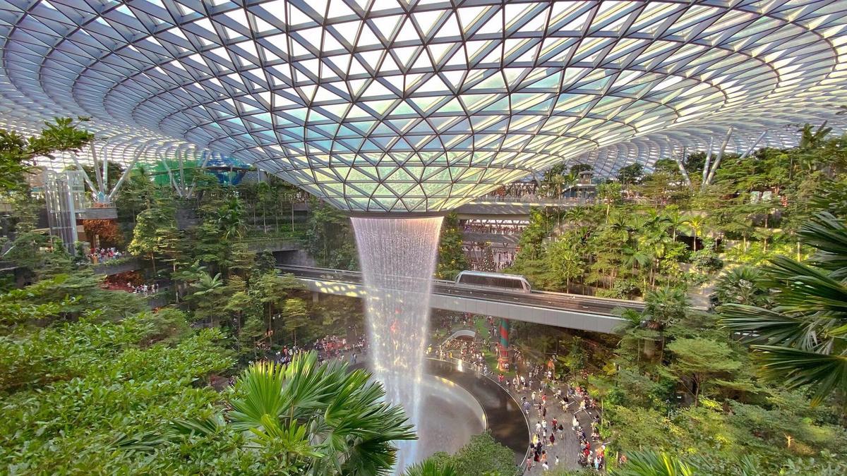 Changi Airport indoor garden