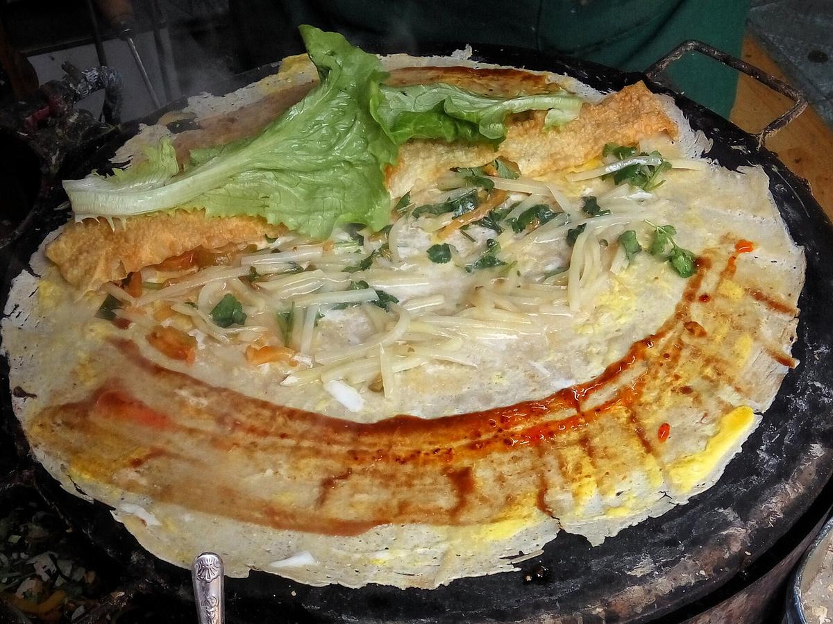 jianbing Chinese street food