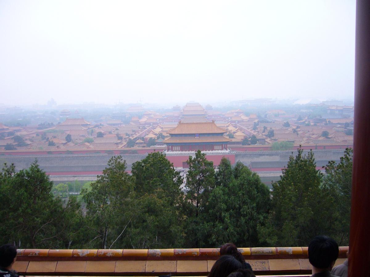Jingshan Park view over Forbidden City
