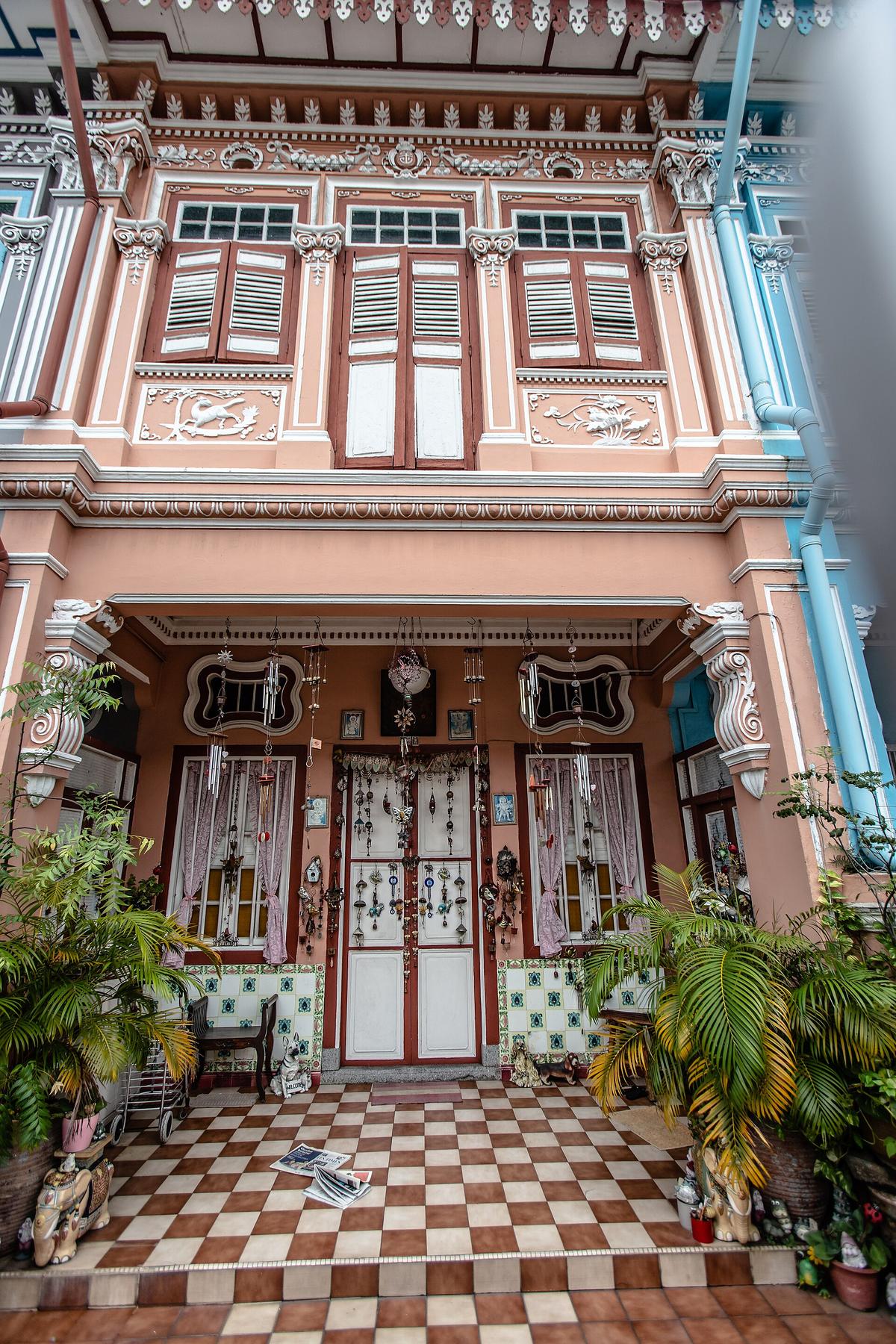 Koon Seng Road Peranakan shophouses Singapore