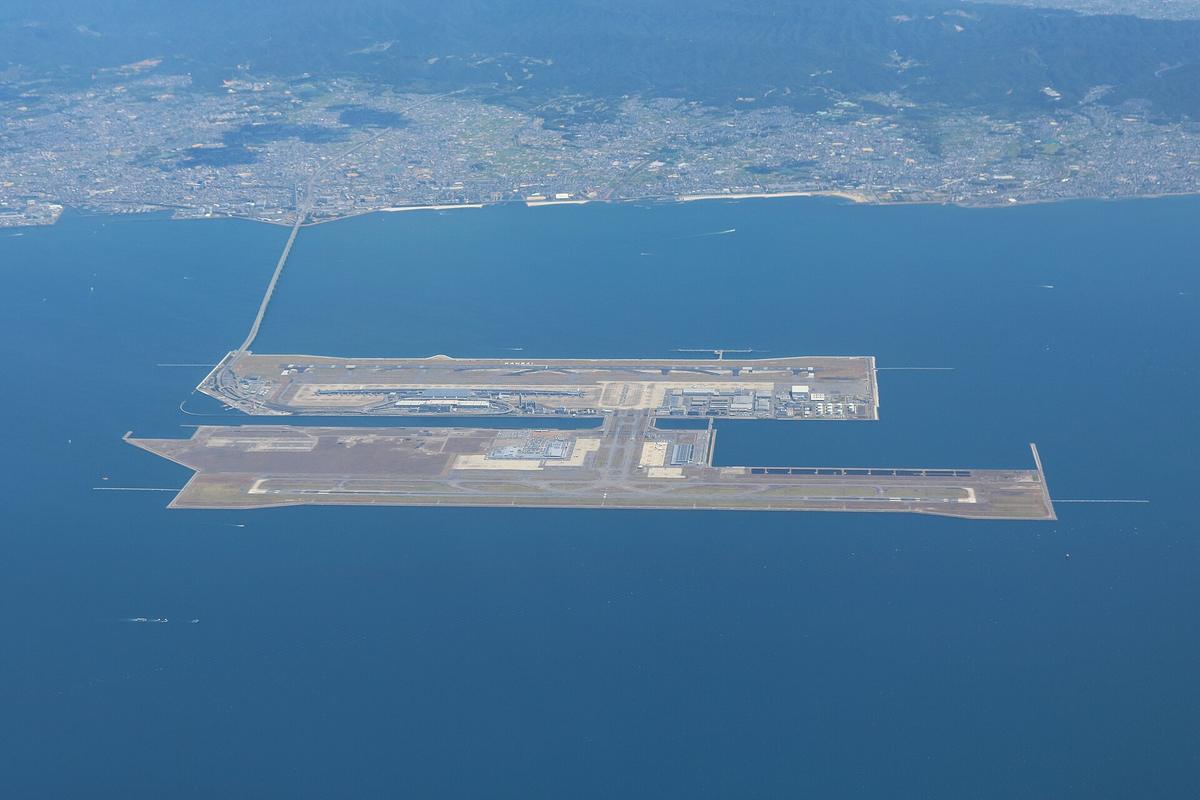 Kansai International Airport aerial island
