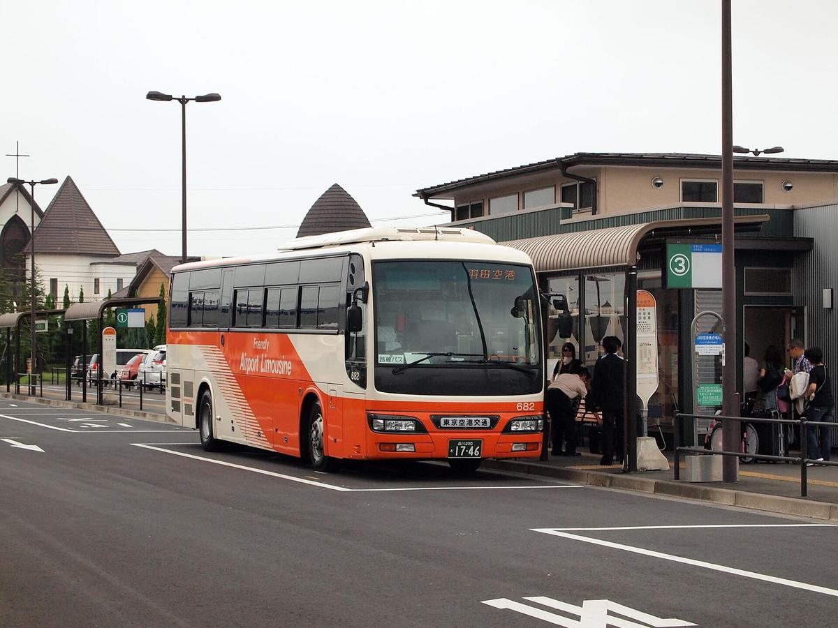 Haneda Airport bus stop terminal