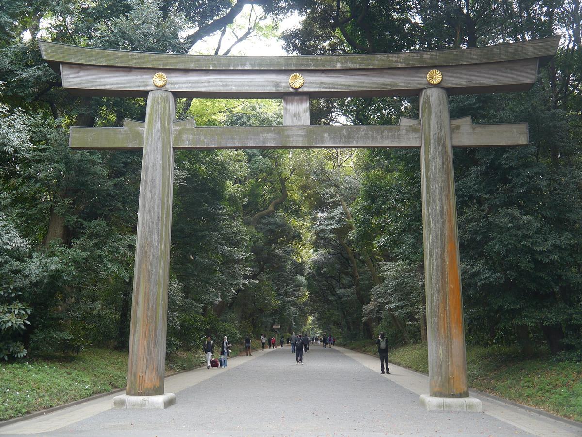 Meiji Jingu torii Tokyo
