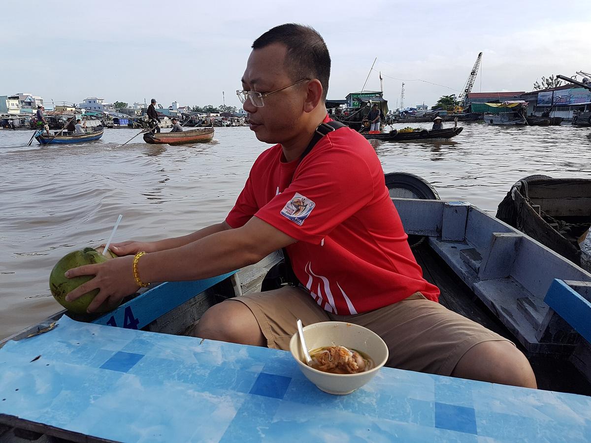 Cai Rang floating market boats