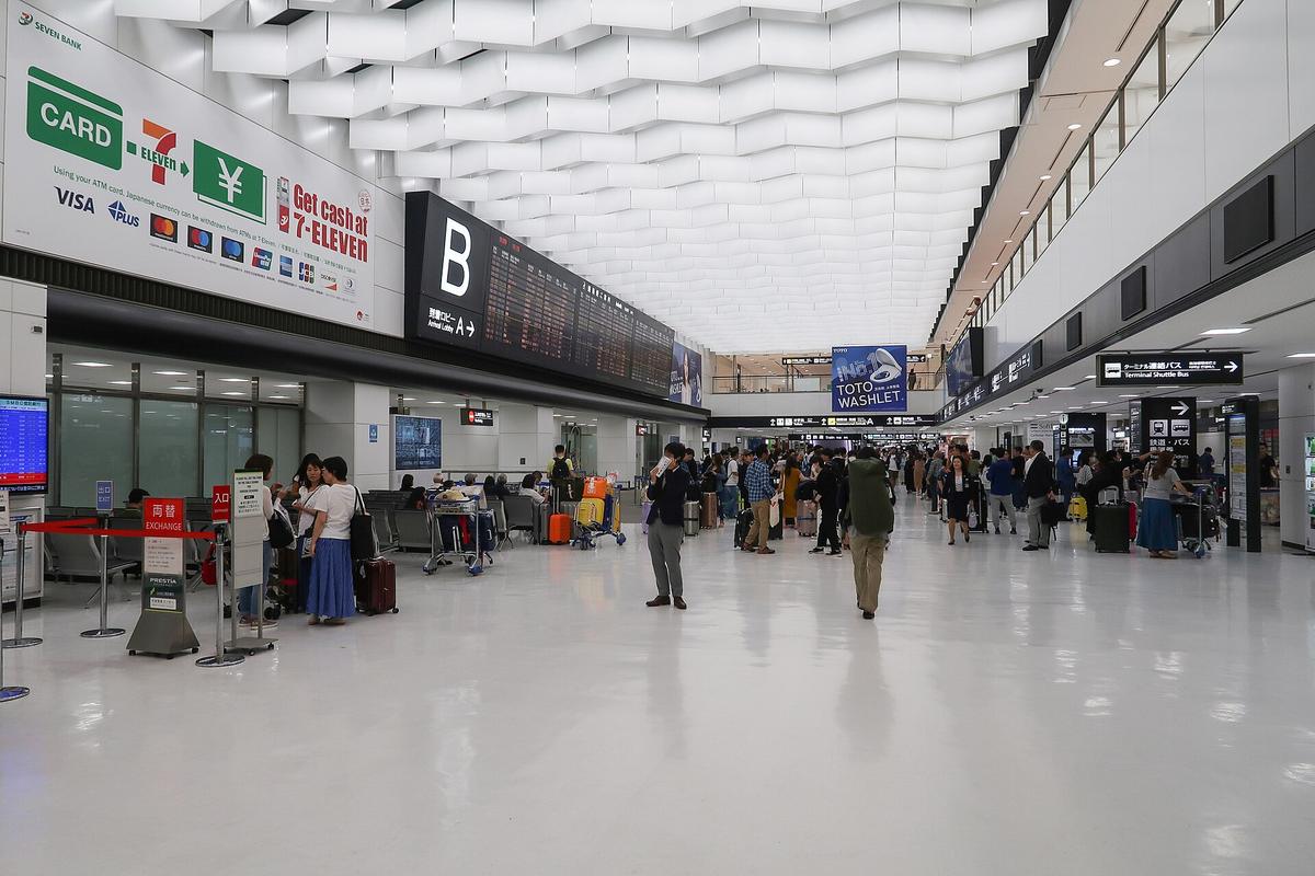 Narita Airport arrivals hall