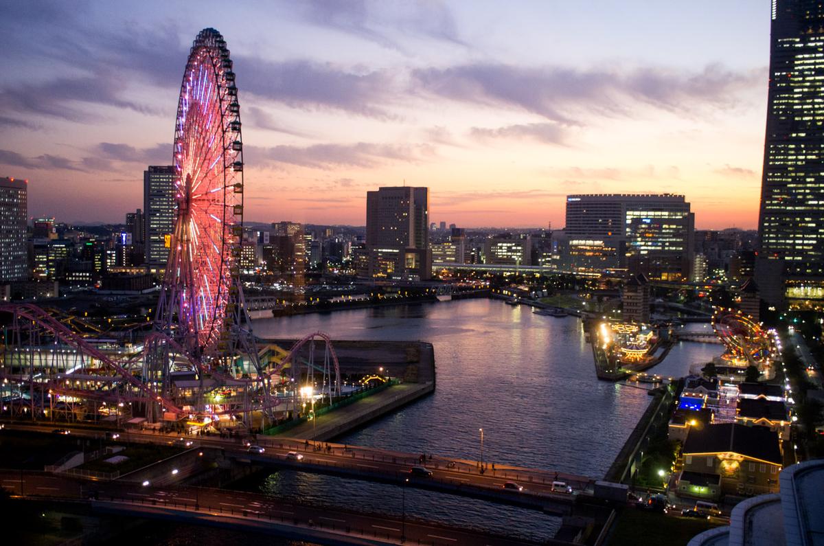 Tempozan Ferris wheel Osaka