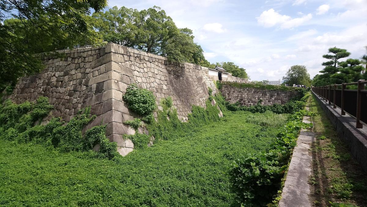 Osaka Castle park moat