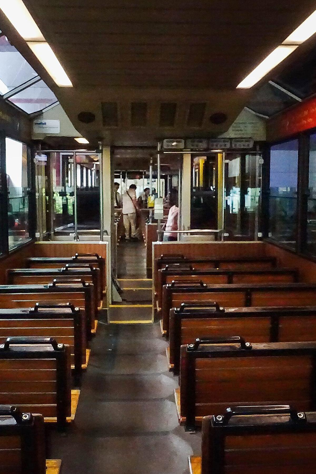 Peak Tram Hong Kong carriage