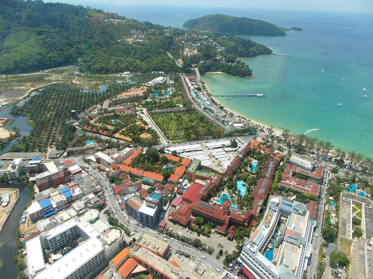 Patong beach Phuket aerial