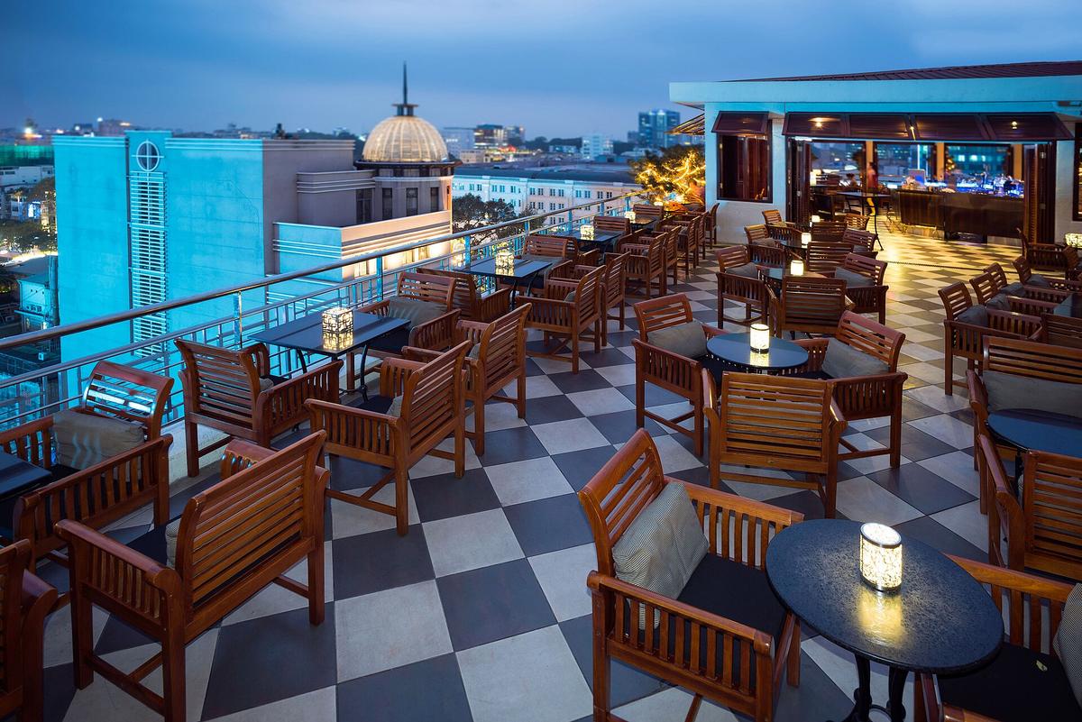 Saigon rooftop bar