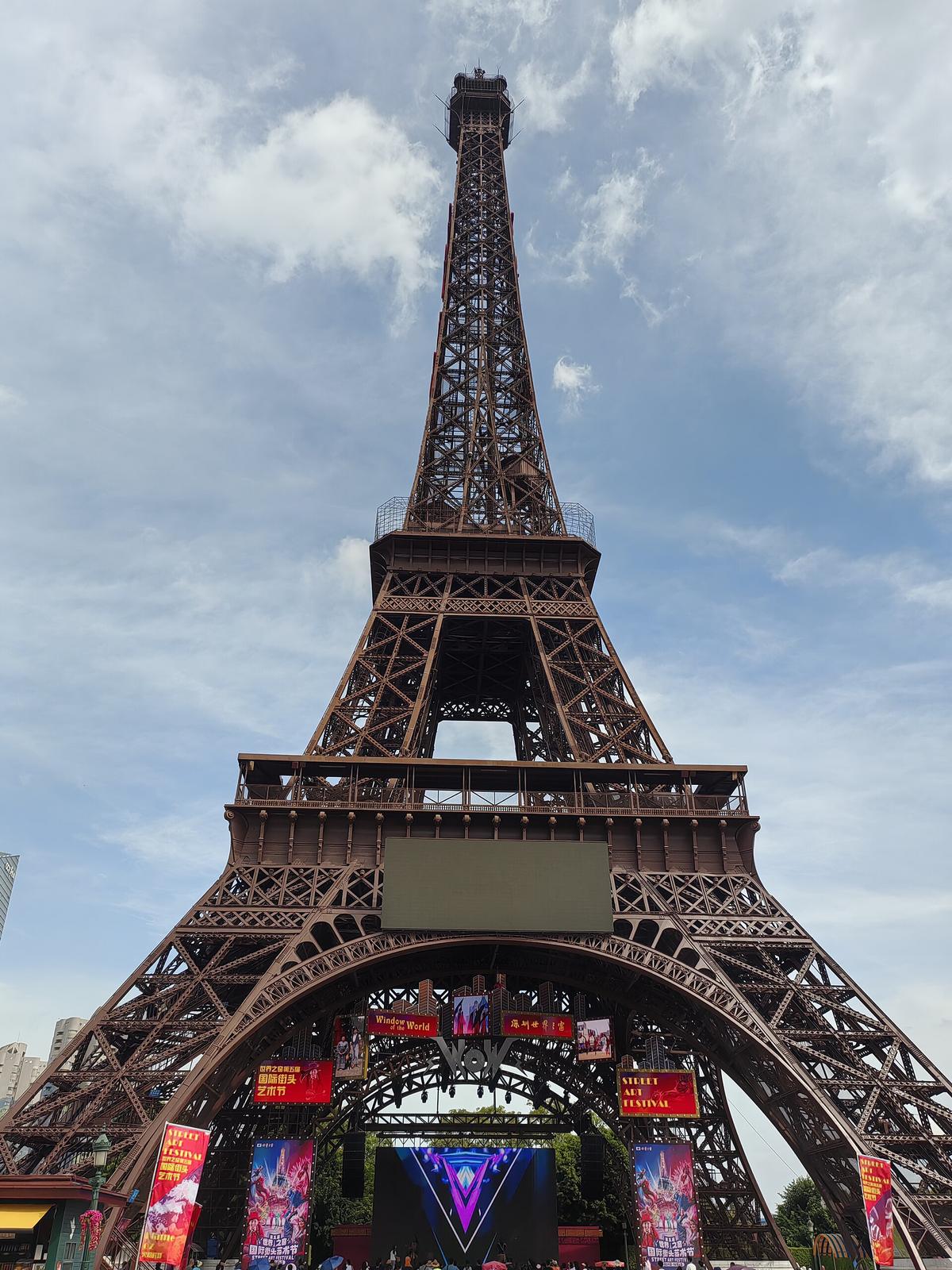 Window of the World Shenzhen Eiffel tower