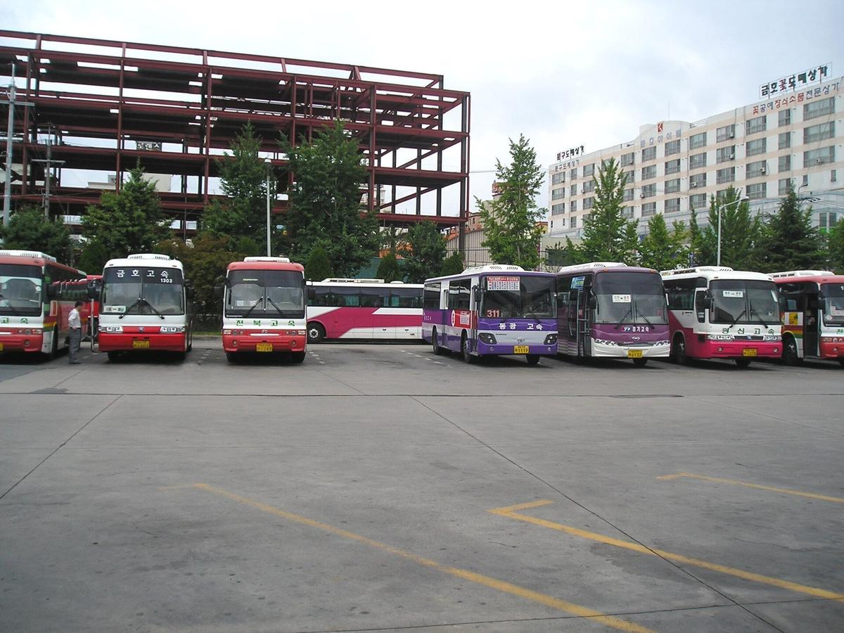 Korea intercity bus terminal