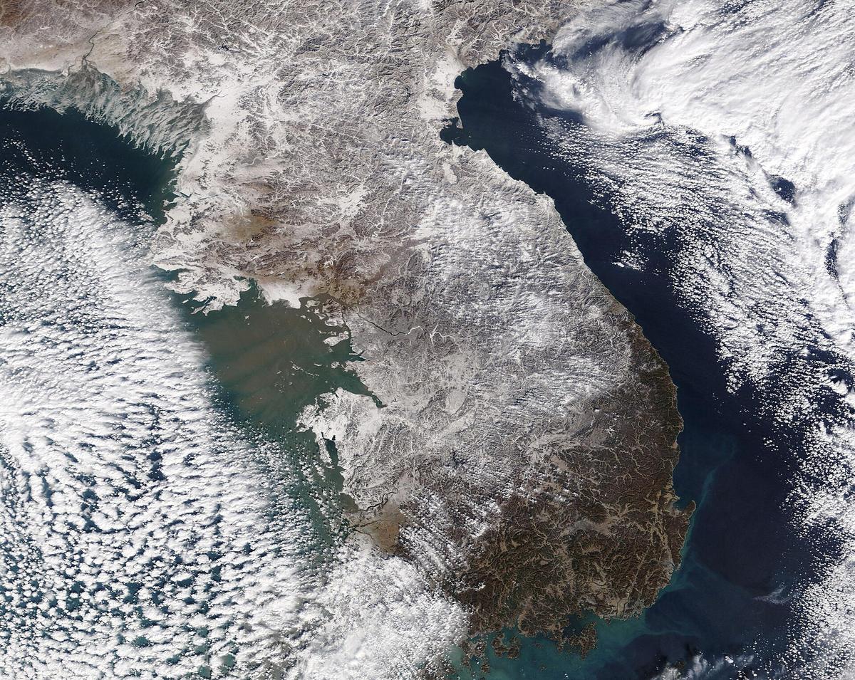 South Korea hiking trail