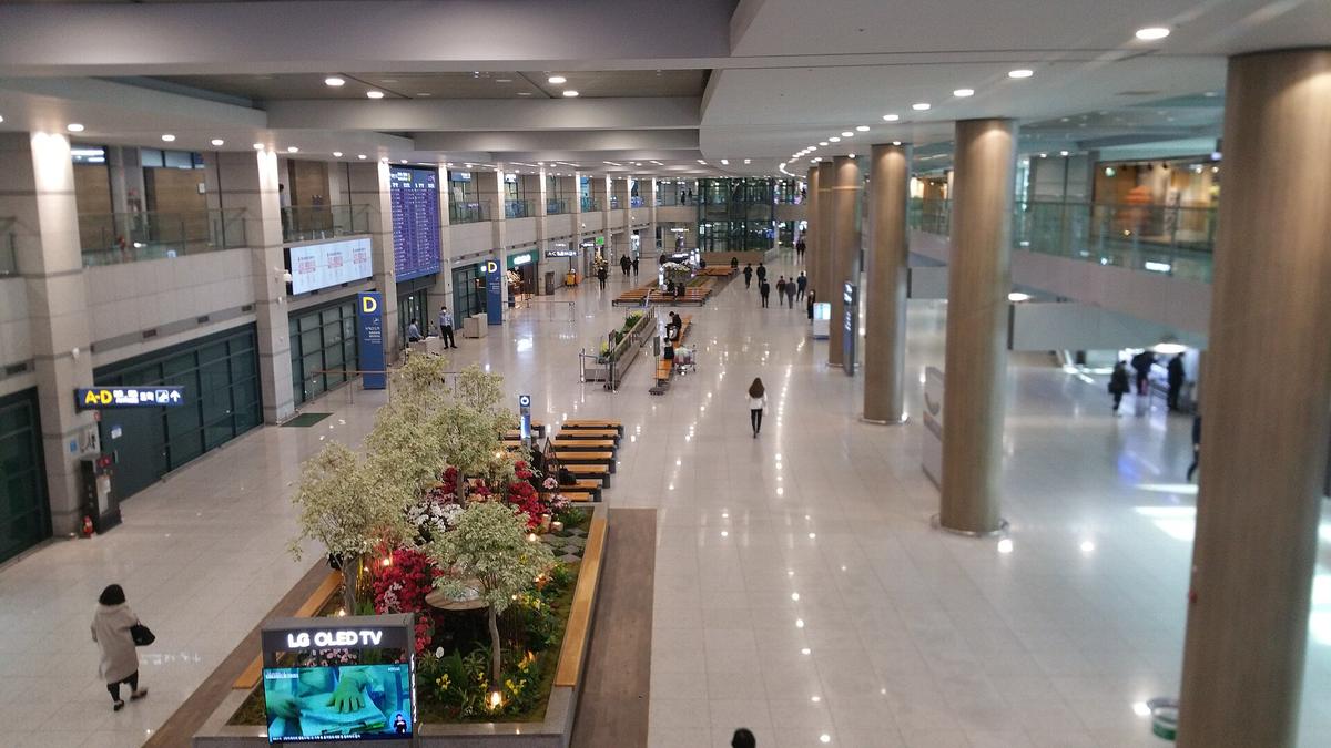 Incheon airport arrivals