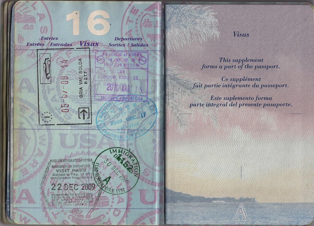 South Korea passport immigration