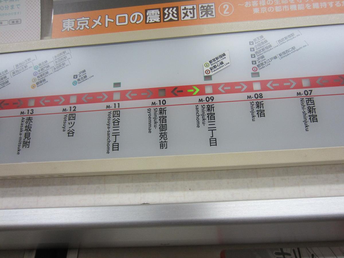 Tokyo metro train interior