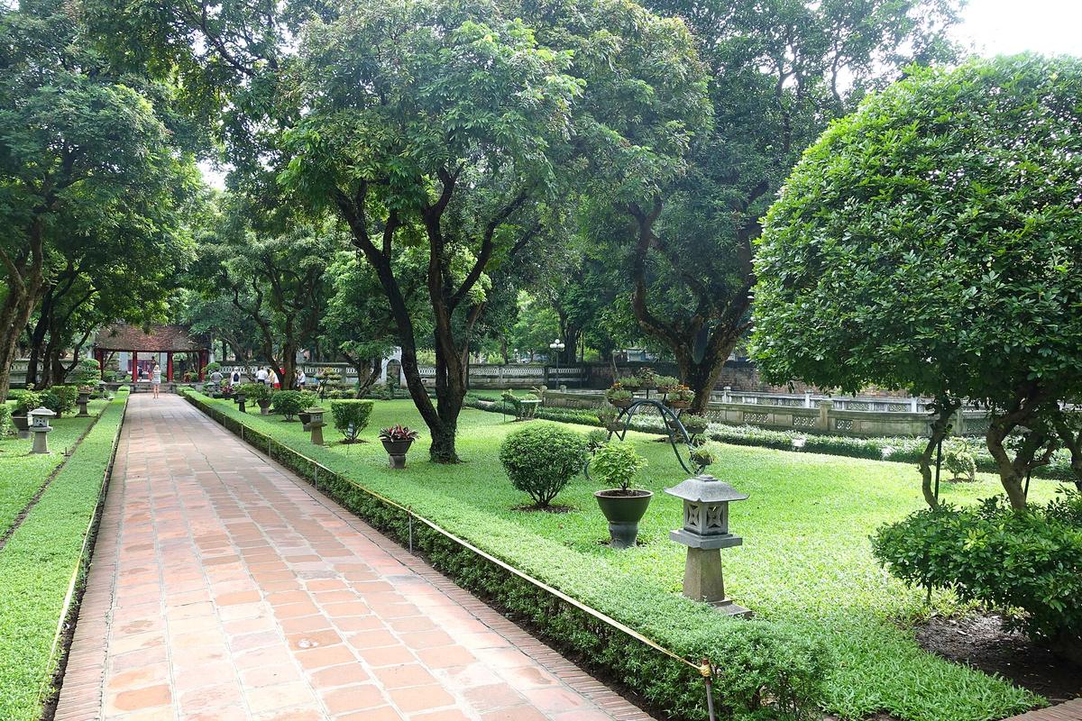 Temple of Literature Hanoi courtyard