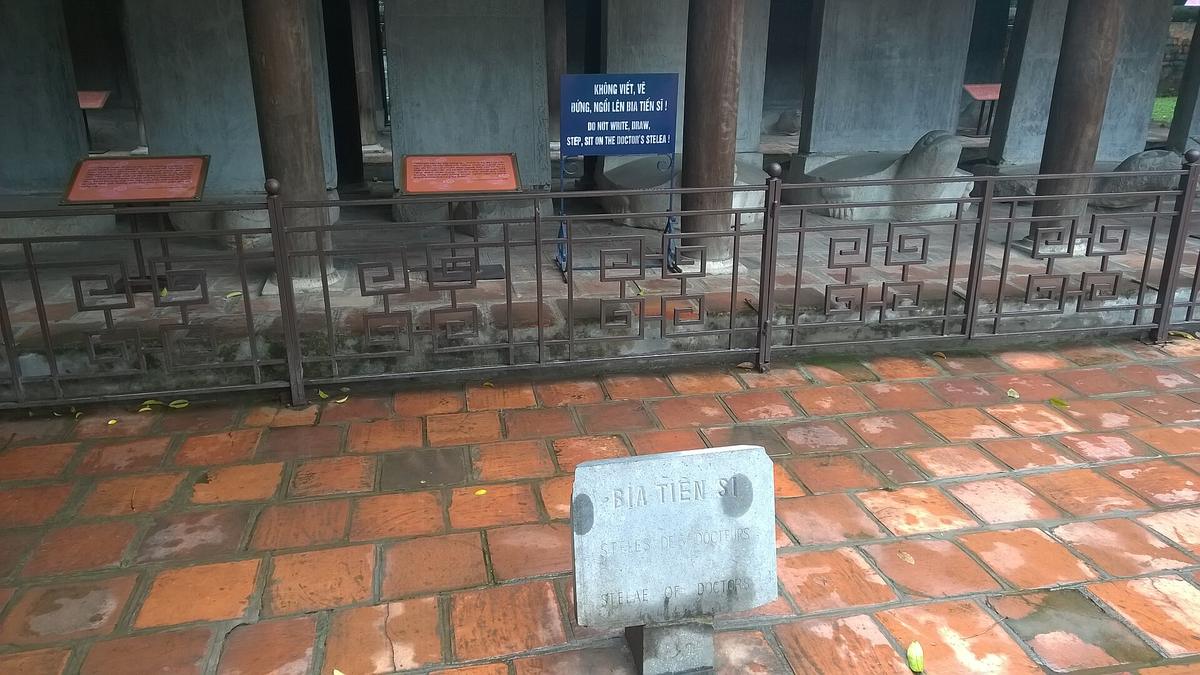 Hanoi stone stelae