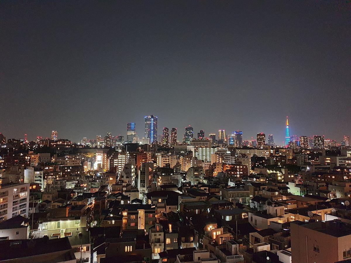 Tokyo Tower night illuminated