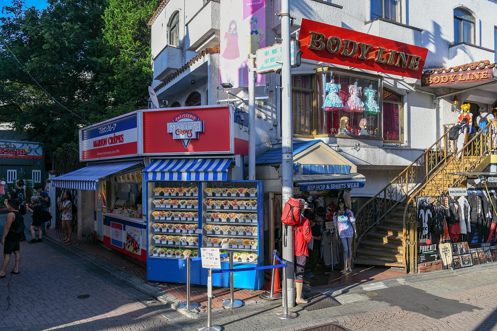 Harajuku crepe stand